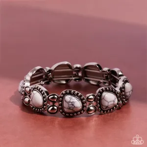 Harmonious Headliner - White Bracelet
