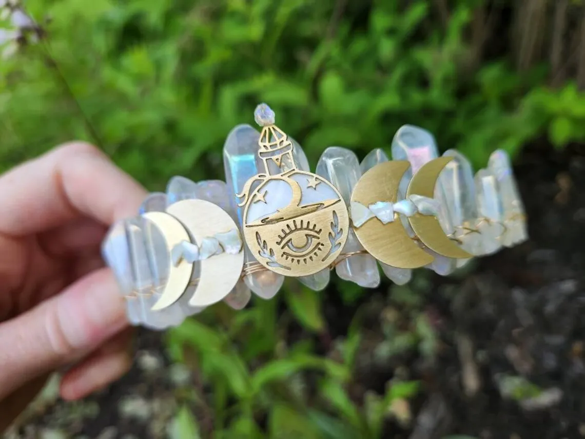 Hecate Goddess Crystal Crown