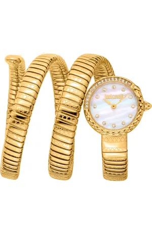 Just Cavalli Women's Signature Snake 23mm Quartz Watch JC1L302M0025