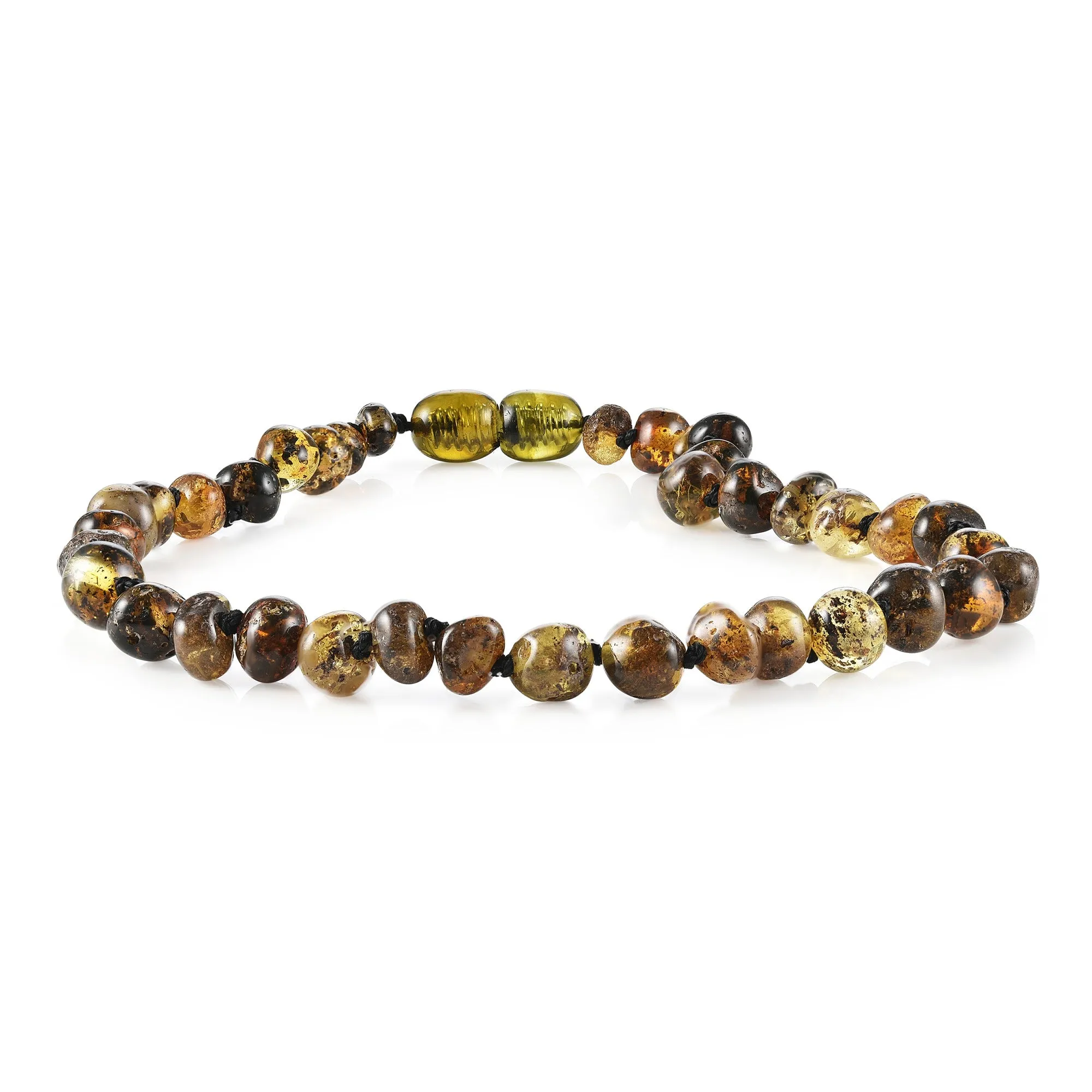Kids | Green Baltic Amber Necklace