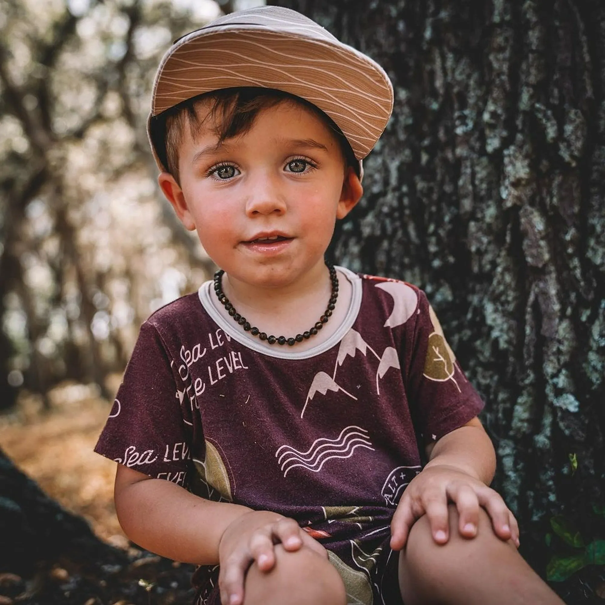 Kids | Green Baltic Amber Necklace