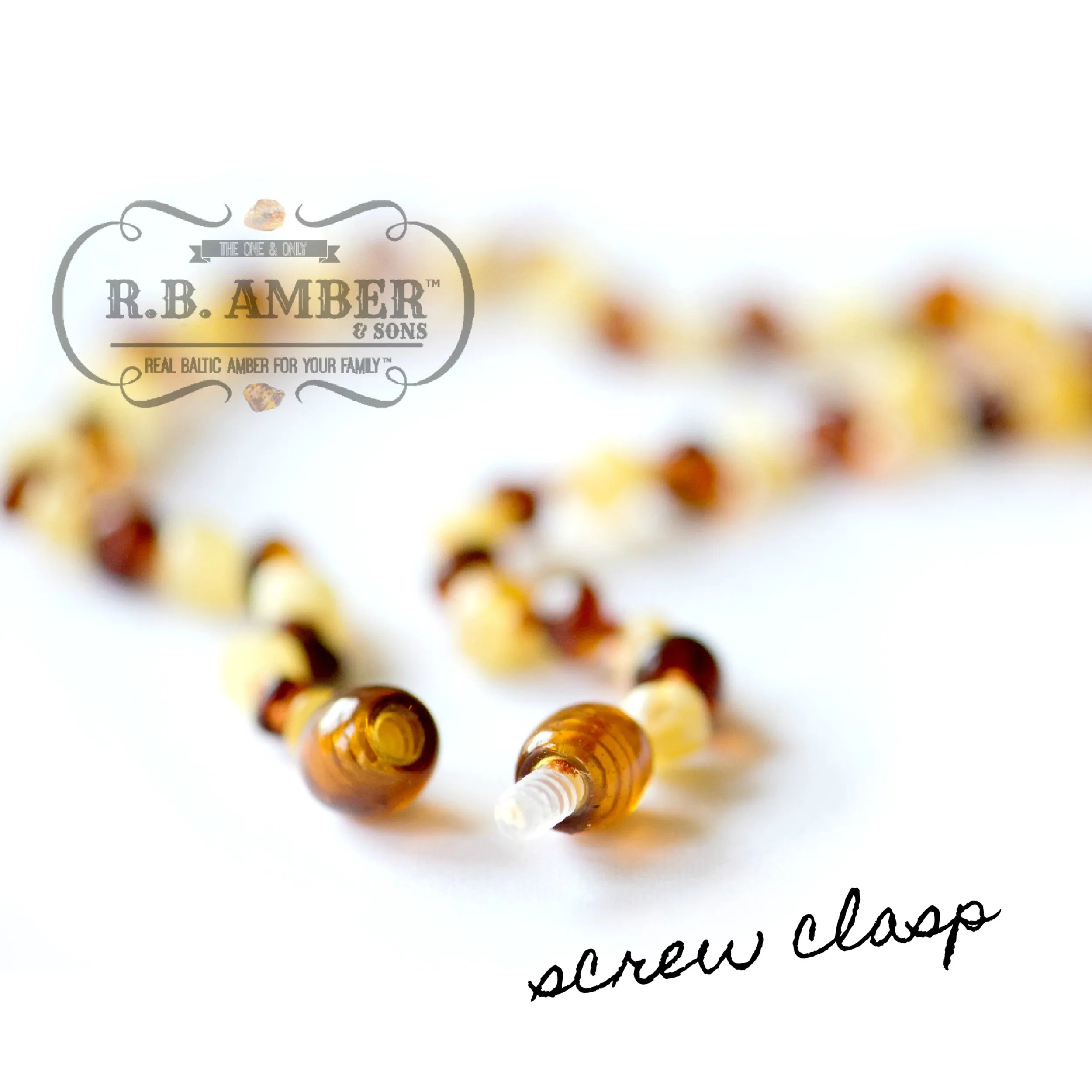Kids | Green Baltic Amber Necklace