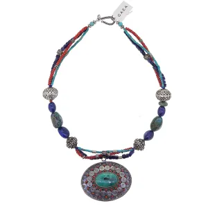Lapis Lazuli, Coral, Turquoise, Sodalite