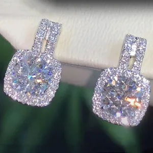 Magnificent Bling-Out Zircon Encrusted Stud Earrings