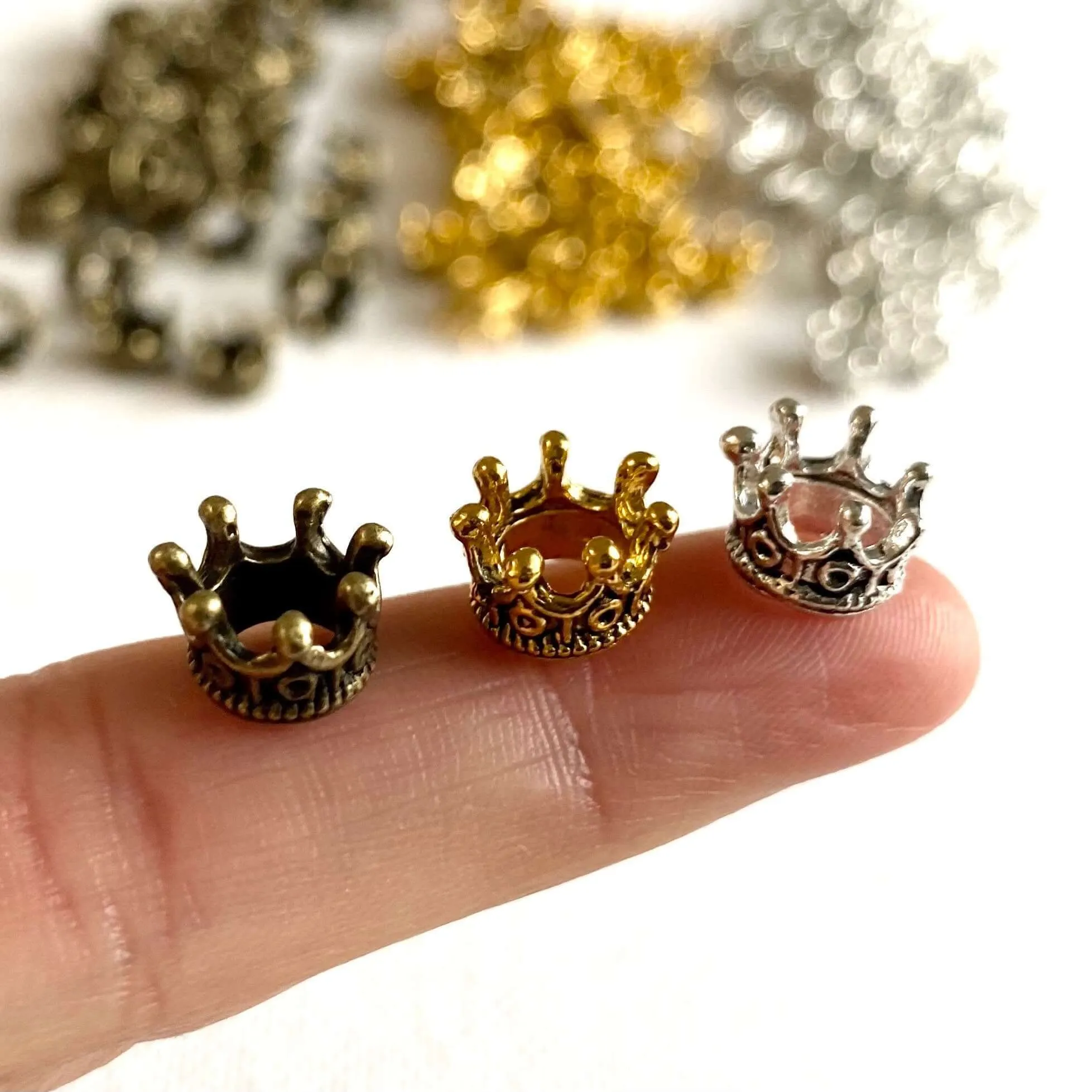 Miniature Doll Crown Metal crown charms