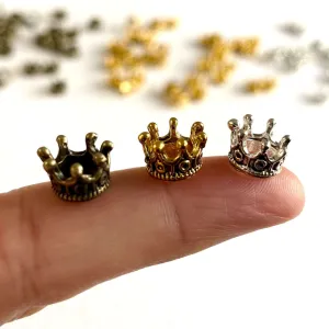 Miniature Doll Crown Metal crown charms