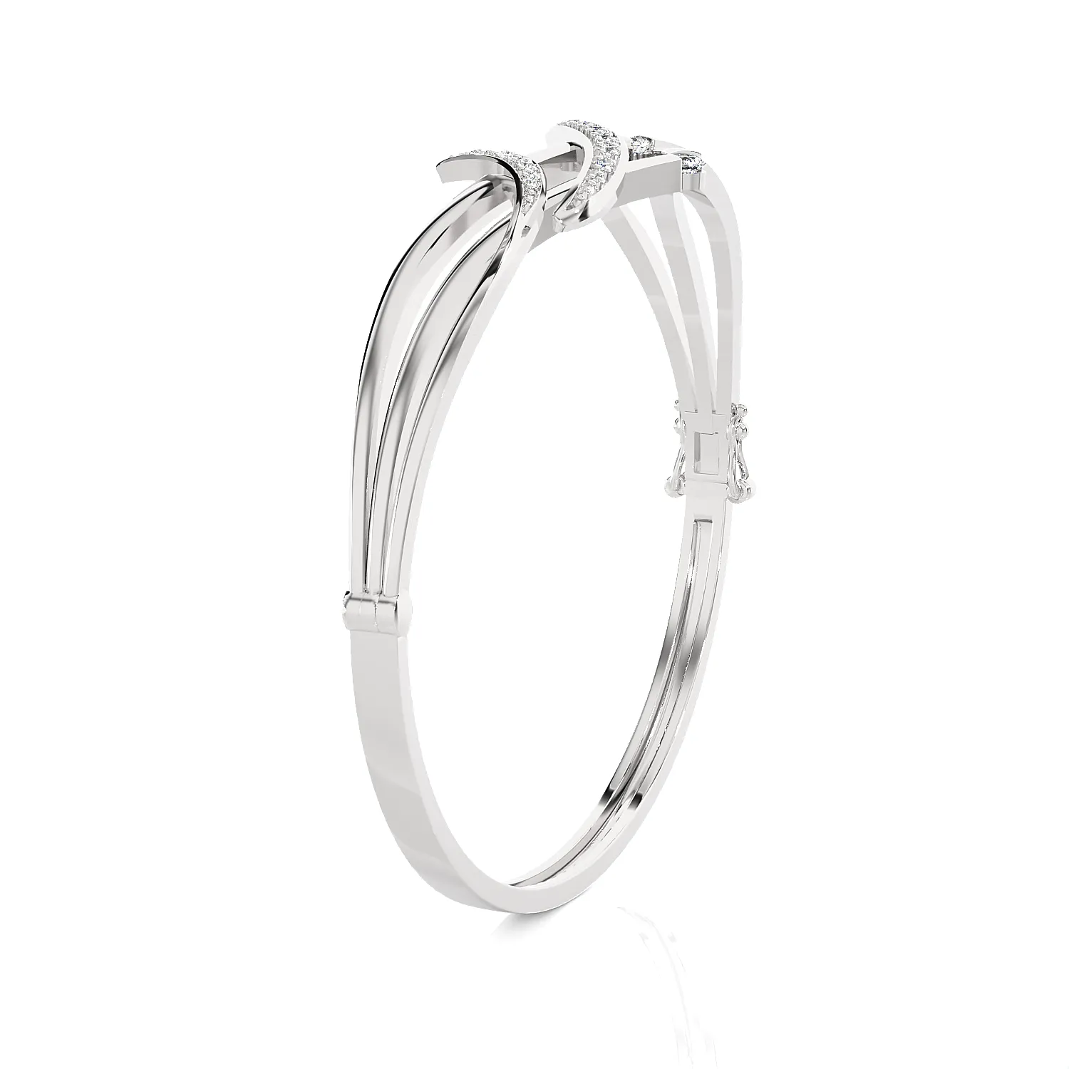 Multi-Arc Bangle Fashion Bracelet