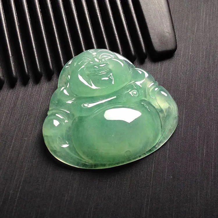 Natural Jade Pendant Jadeite Buddha Pendant PT523