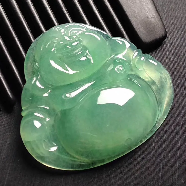 Natural Jade Pendant Jadeite Buddha Pendant PT523