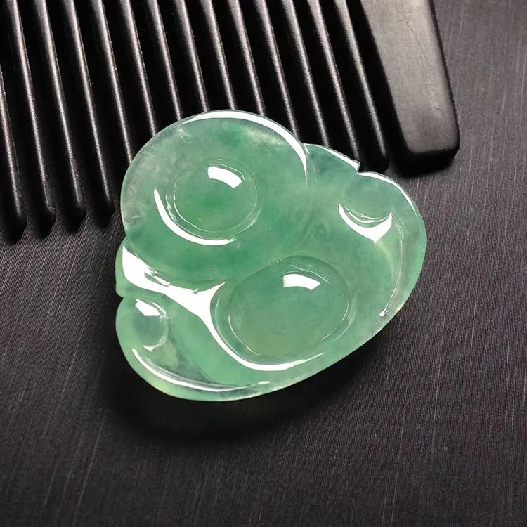 Natural Jade Pendant Jadeite Buddha Pendant PT523