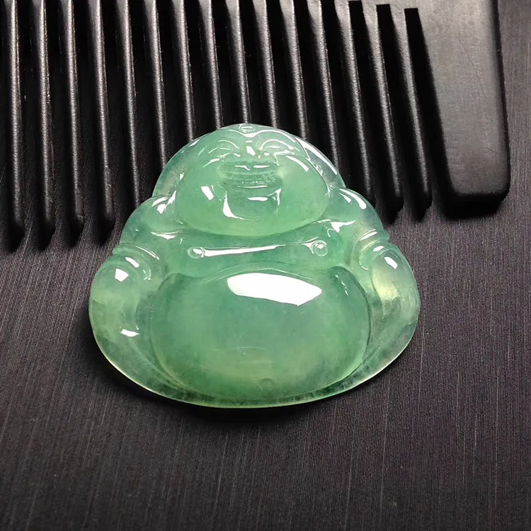 Natural Jade Pendant Jadeite Buddha Pendant PT523