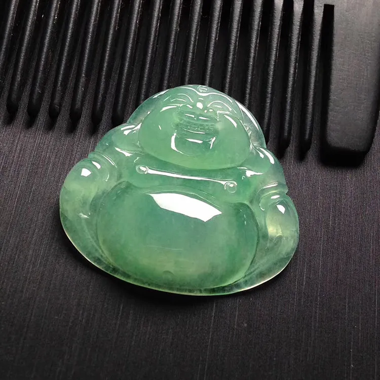 Natural Jade Pendant Jadeite Buddha Pendant PT523