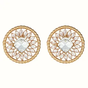 Neema Stud Earrings in Clear