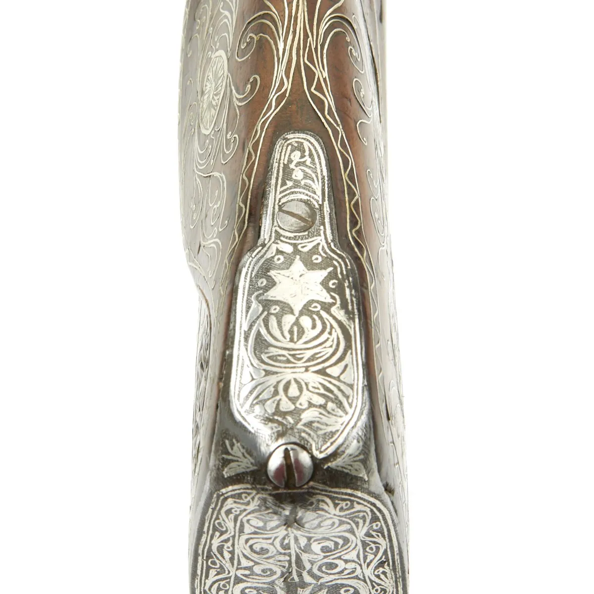 Original 19th Century Ottoman Ornate Flintlock Blunderbuss Heavily Decorated with Silver - c.1810