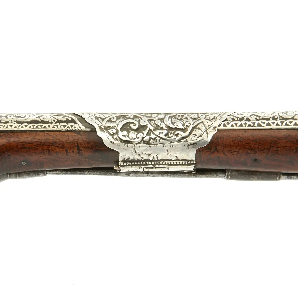 Original 19th Century Ottoman Ornate Flintlock Blunderbuss Heavily Decorated with Silver - c.1810