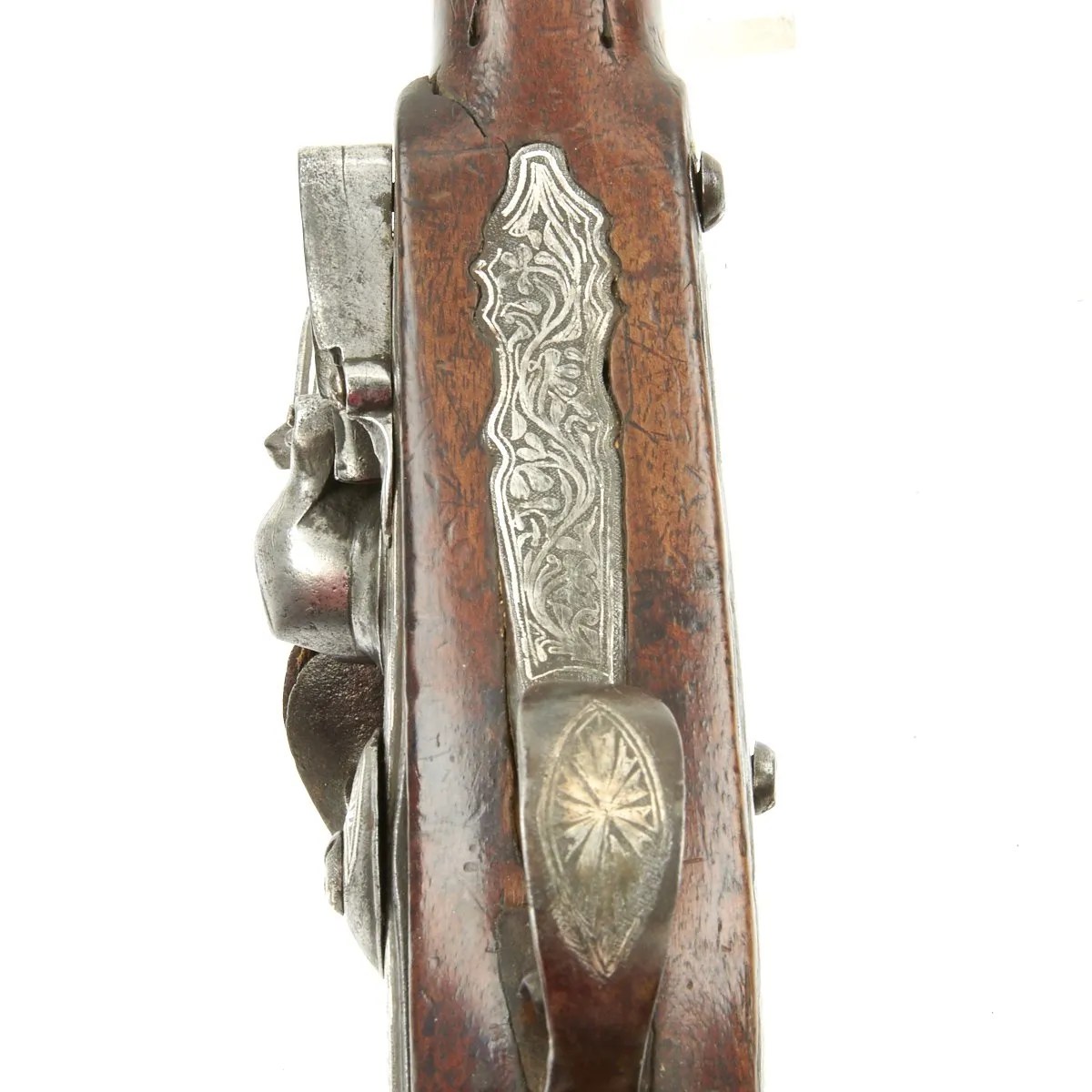 Original 19th Century Ottoman Ornate Flintlock Blunderbuss Heavily Decorated with Silver - c.1810