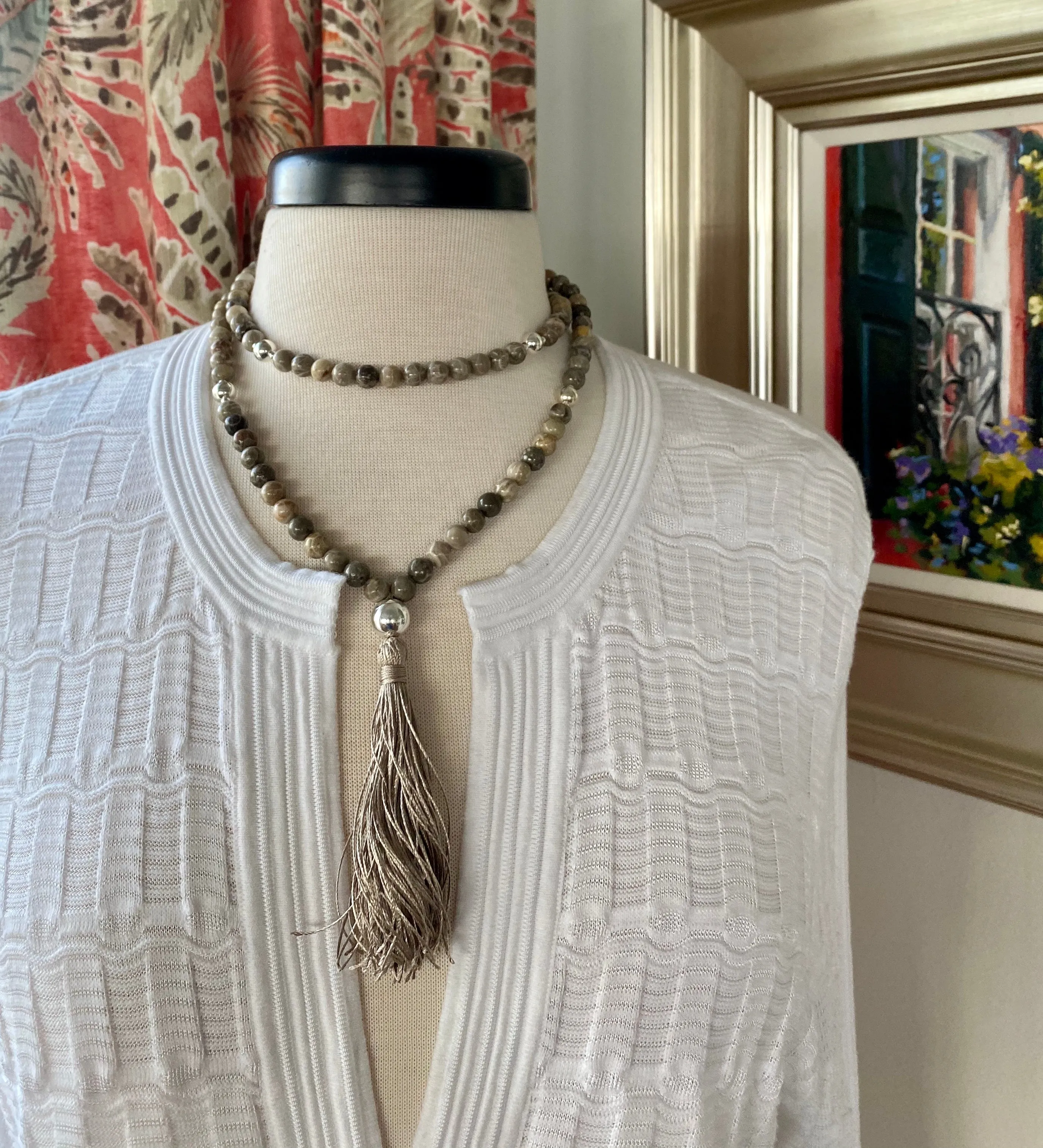 Petoskey Stone Mala