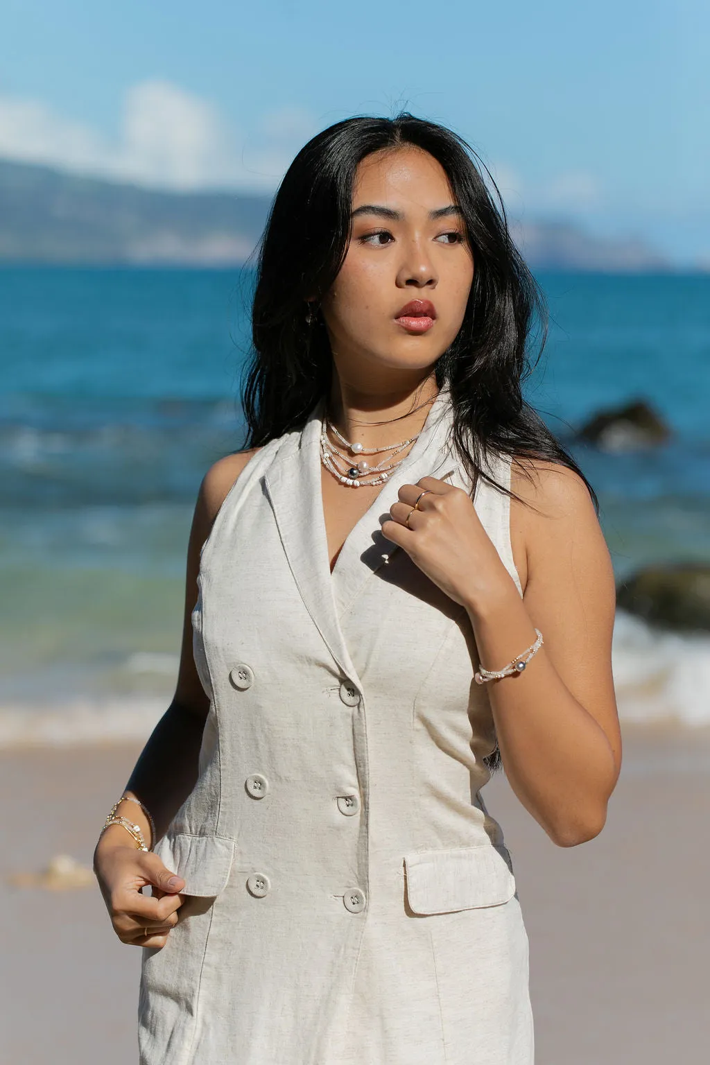 Pink Pearl and Gemstone Necklace - Akala