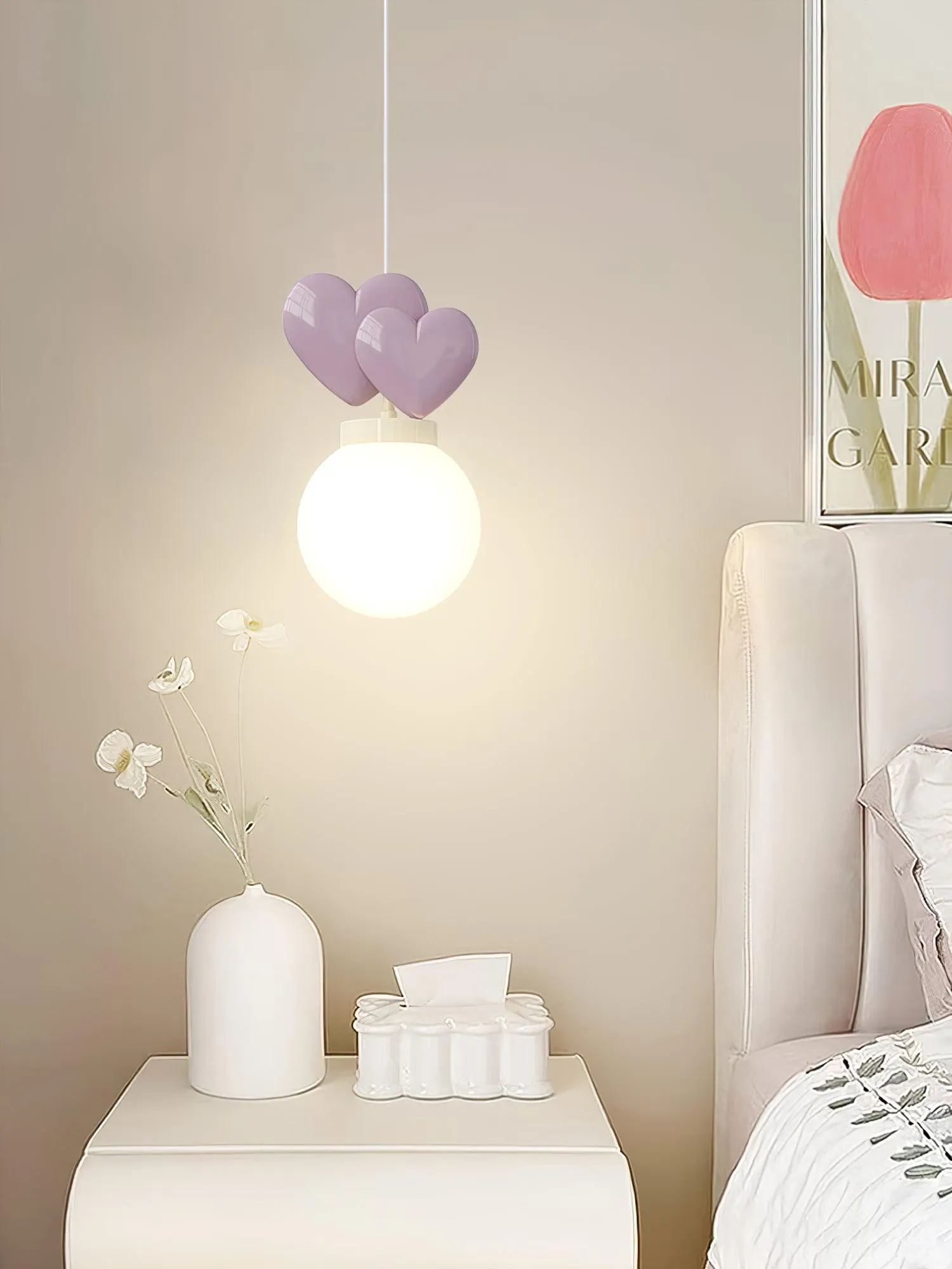 Pokoch Love Pendant Light 5.9″- 11.1″