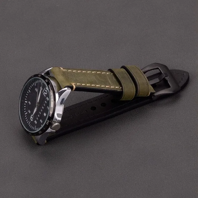 Retro Leather Straps Compatible with the Ticwatch E & C2