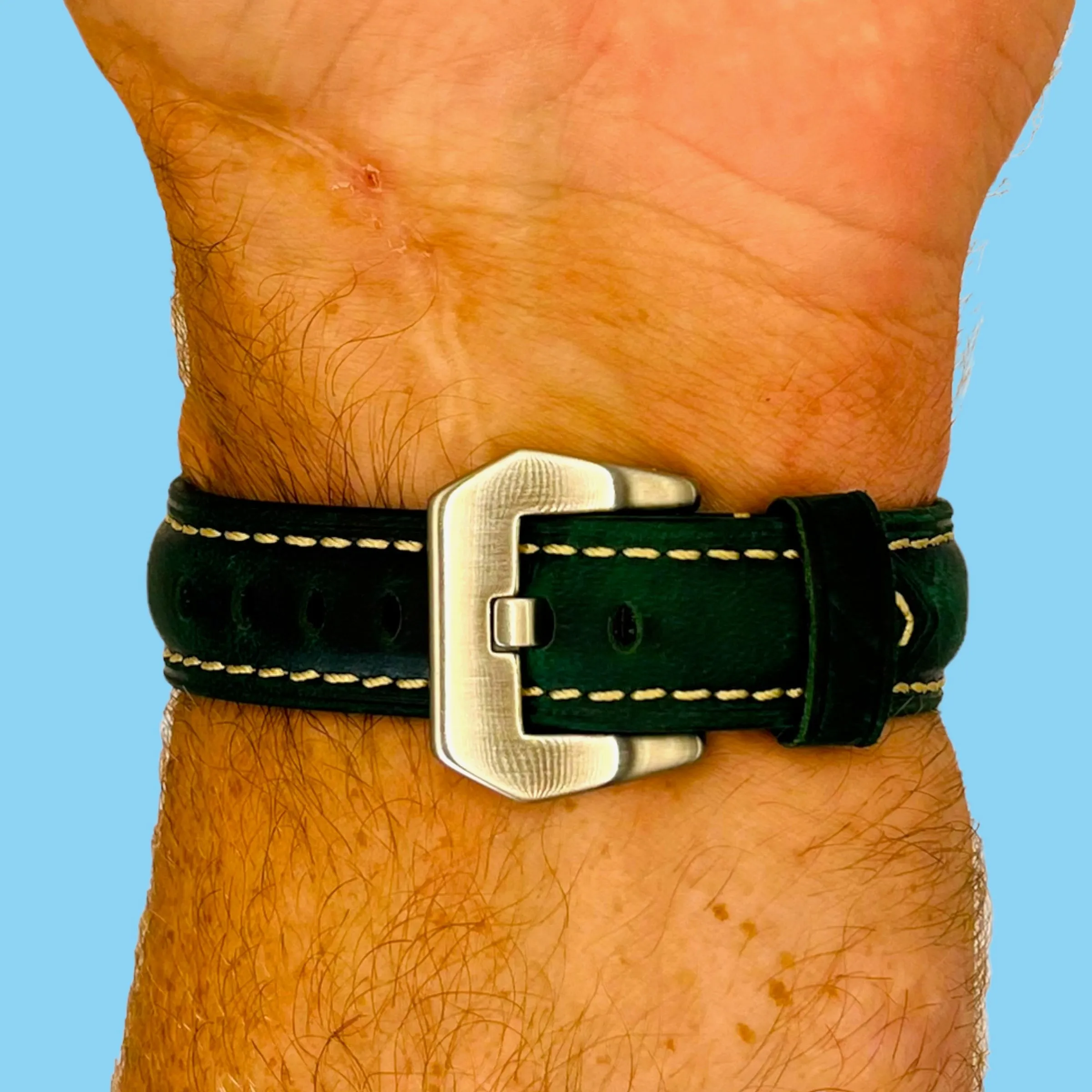 Retro Leather Straps Compatible with the Ticwatch E & C2