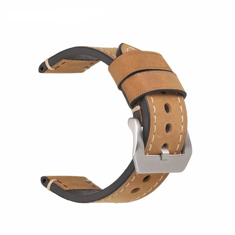 Retro Leather Straps Compatible with the Ticwatch E & C2