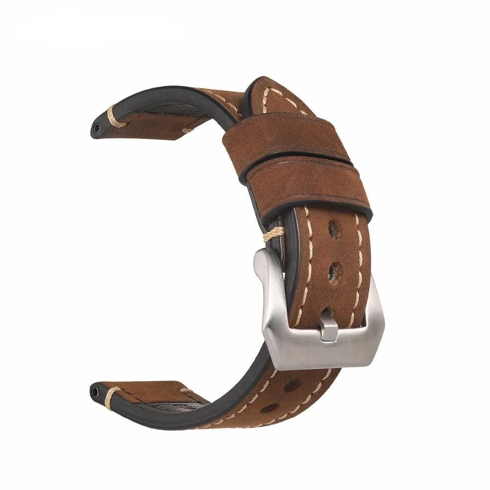 Retro Leather Straps Compatible with the Ticwatch E & C2