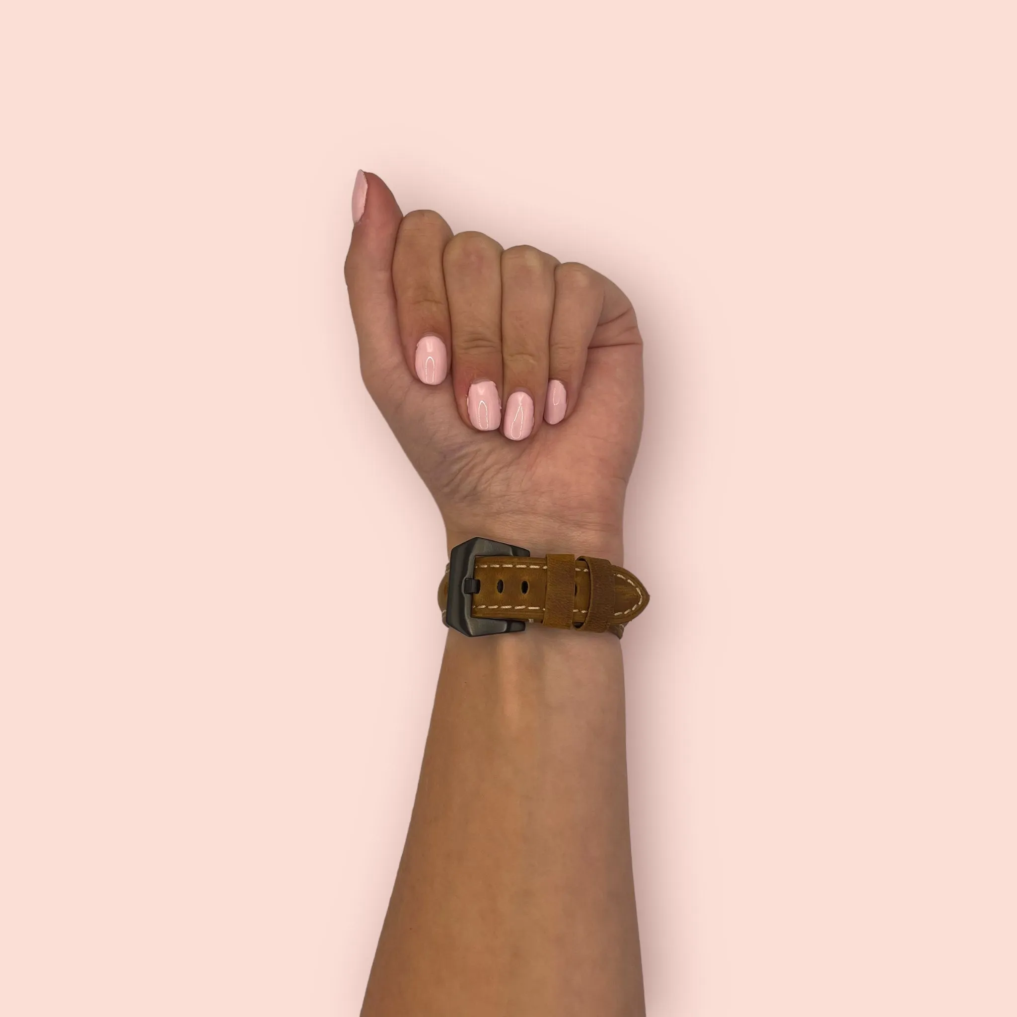 Retro Leather Straps Compatible with the Ticwatch E & C2