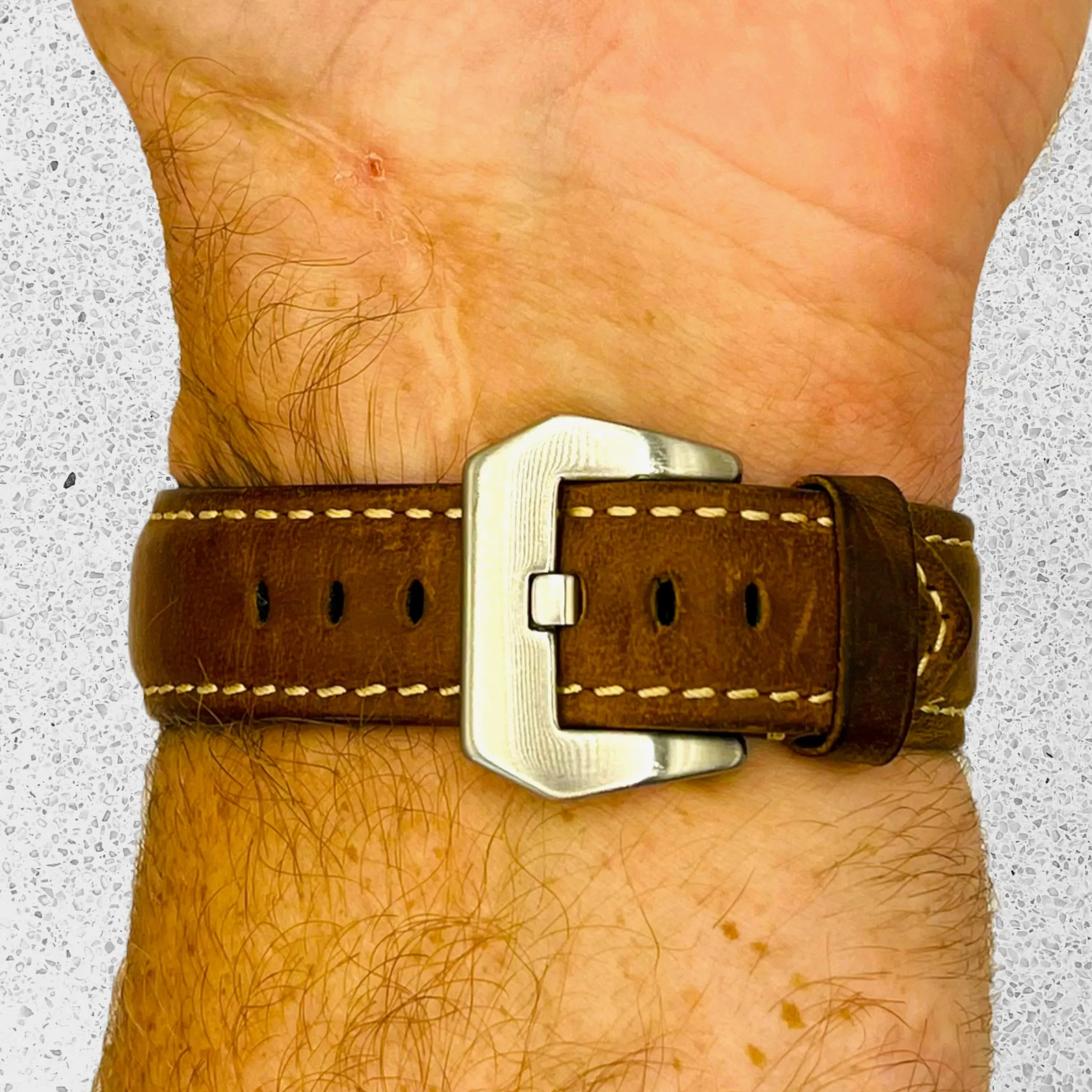 Retro Leather Straps Compatible with the Ticwatch E & C2
