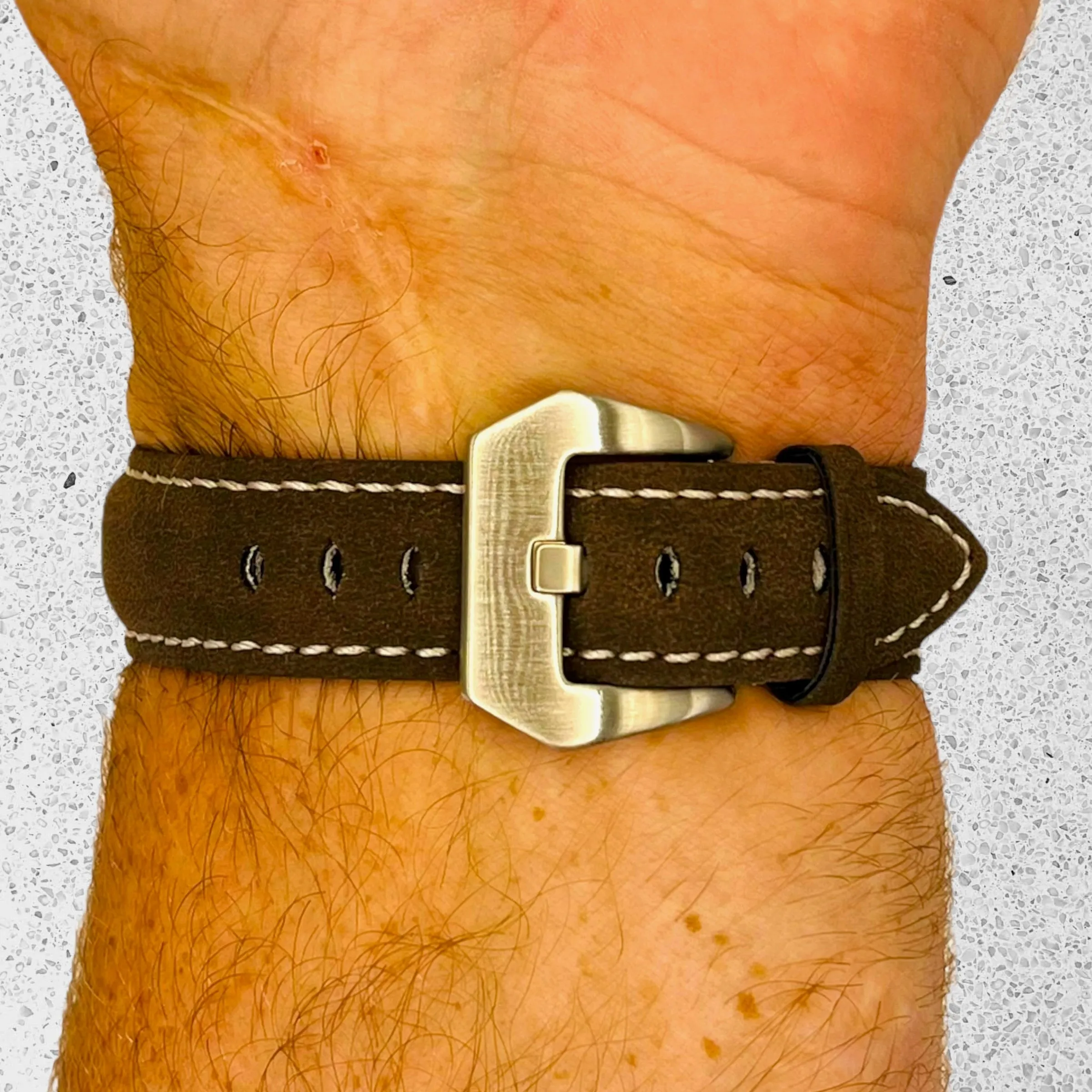 Retro Leather Straps Compatible with the Ticwatch E & C2