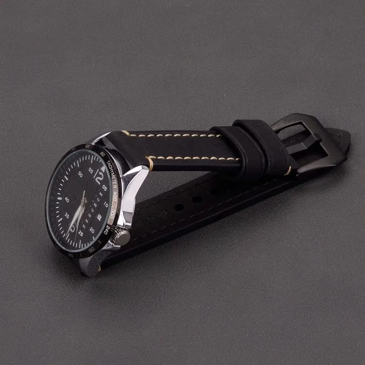 Retro Leather Straps Compatible with the Ticwatch E & C2