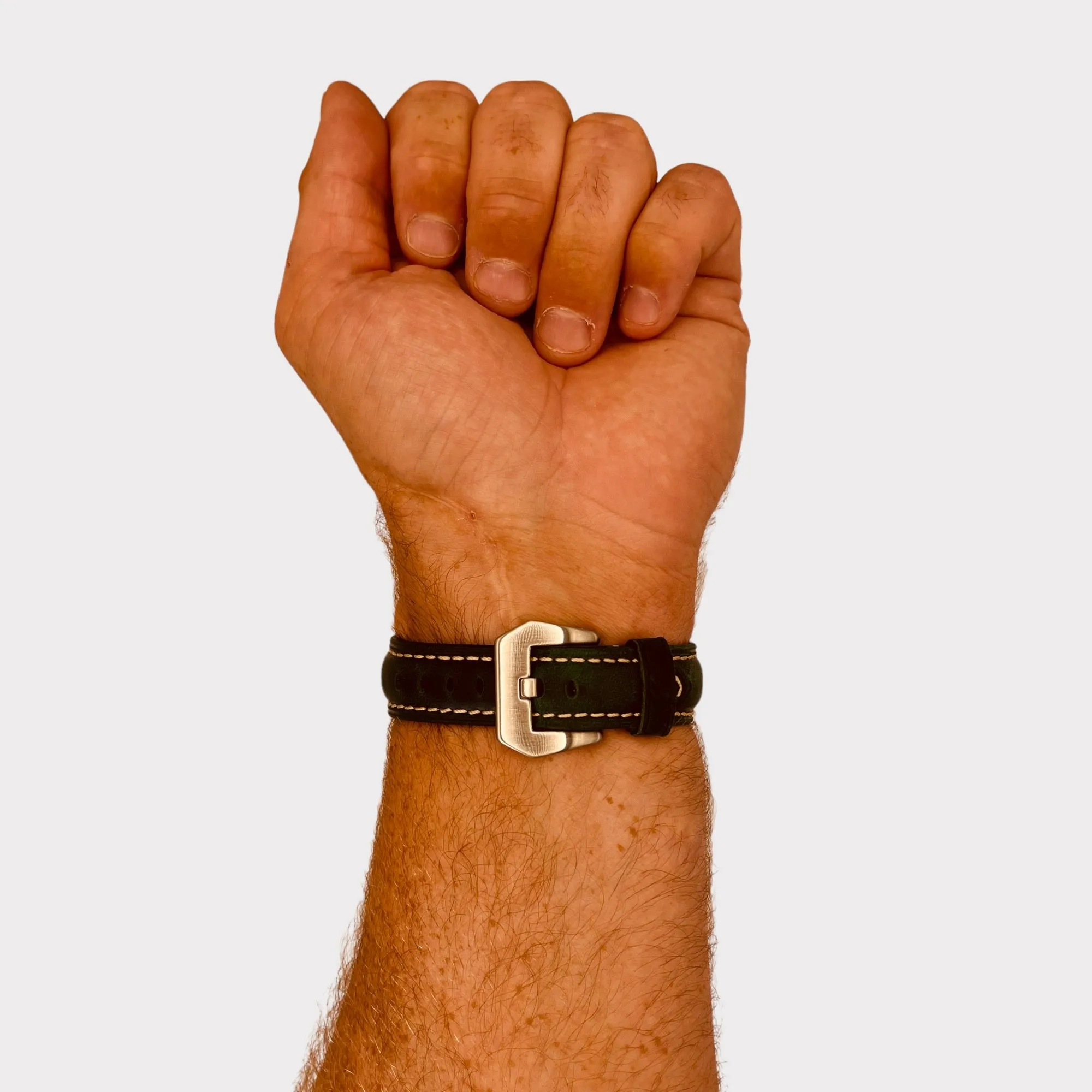 Retro Leather Straps Compatible with the Ticwatch E & C2