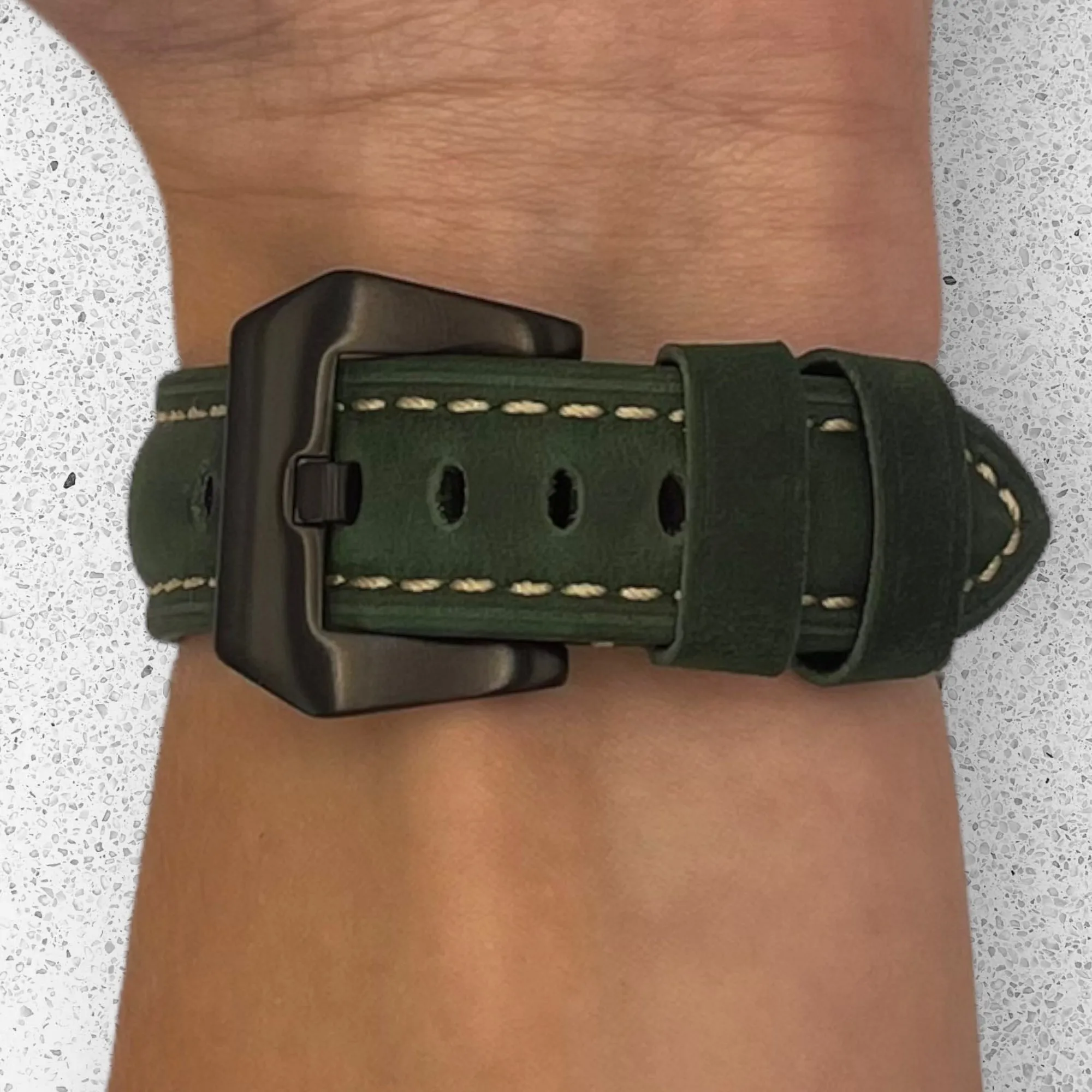 Retro Leather Straps Compatible with the Ticwatch E & C2