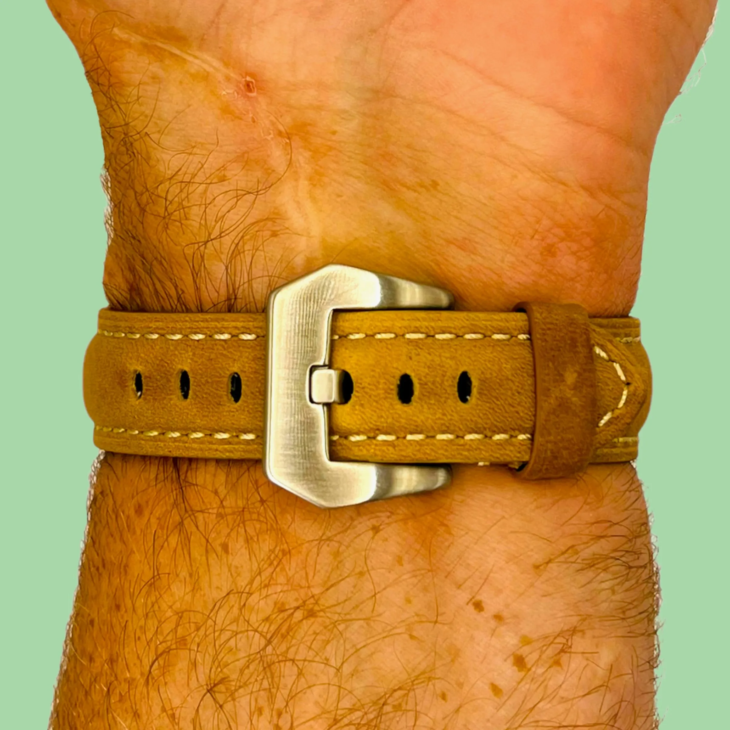 Retro Leather Straps Compatible with the Ticwatch E & C2