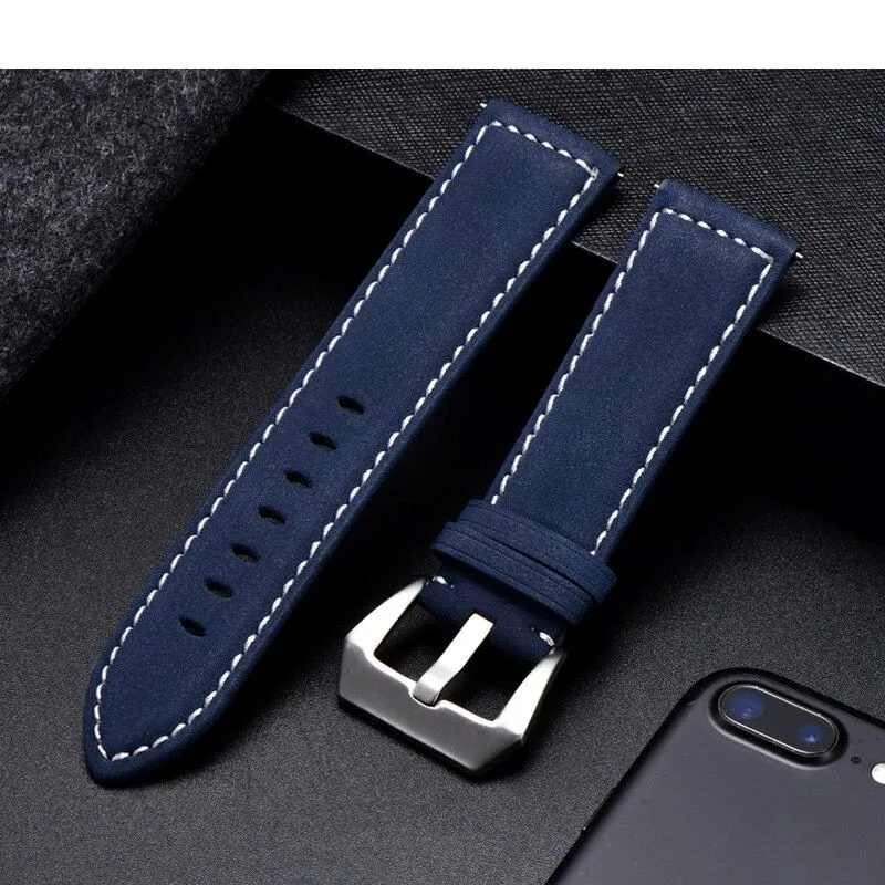 Retro Leather Straps Compatible with the Ticwatch E & C2