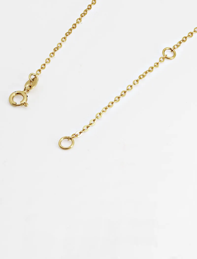 RICE Bead Chain Strand Necklace | Sterling Silver