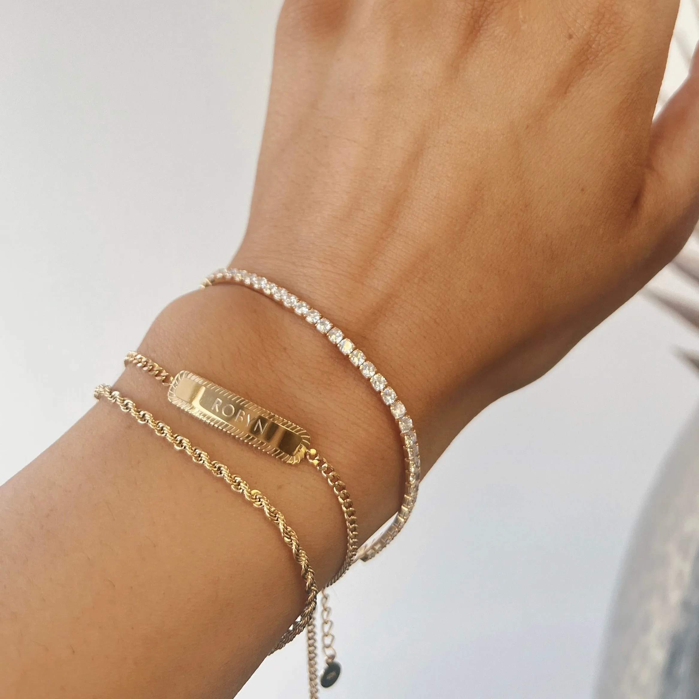 Rope Chain Bracelet in Gold