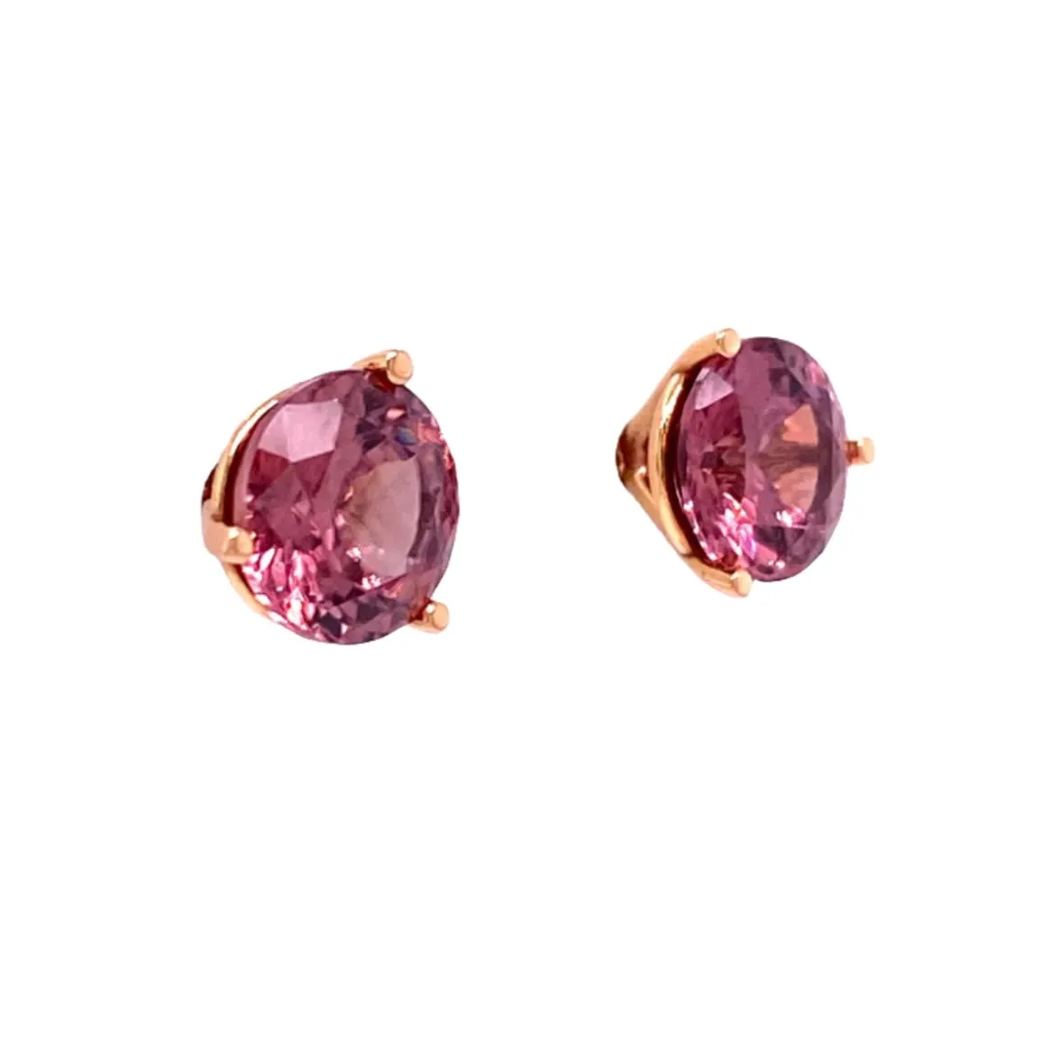 Rose Zircon Studs (4.74tcw)