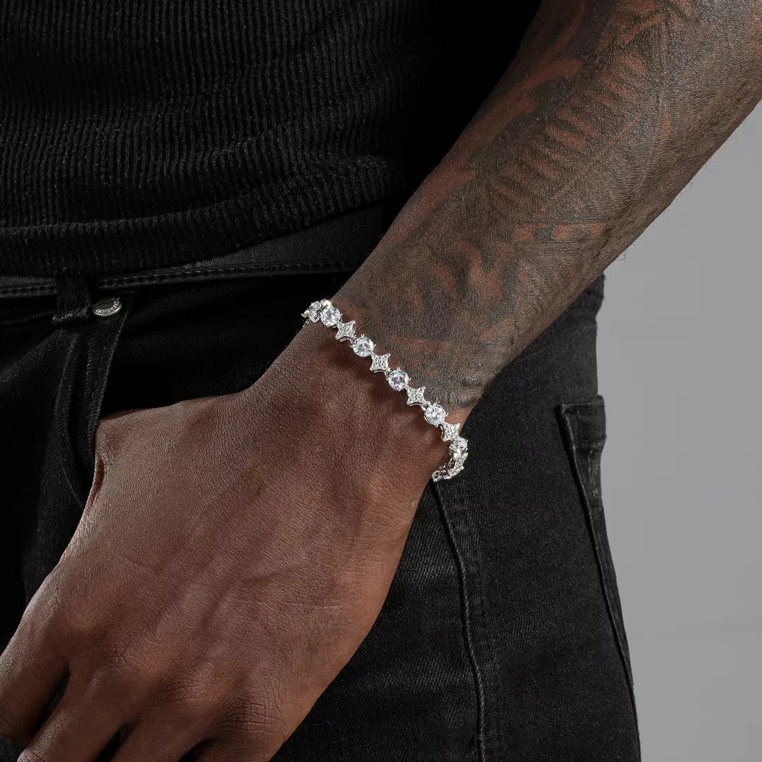 S925 Sparkles Star Link Bracelet