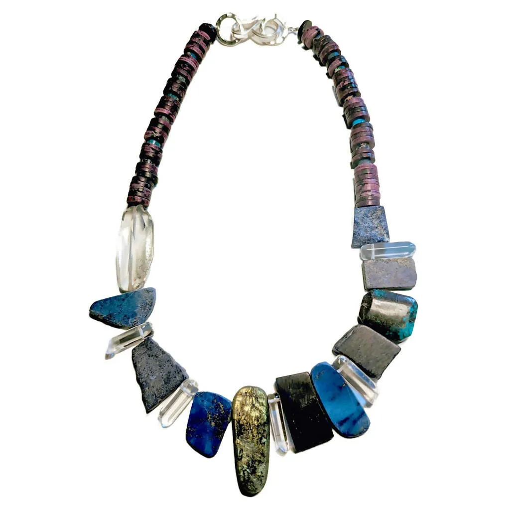 Sculptural Gemstone Neckpiece
