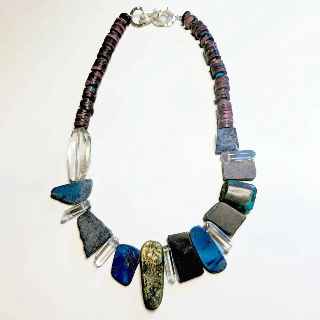 Sculptural Gemstone Neckpiece
