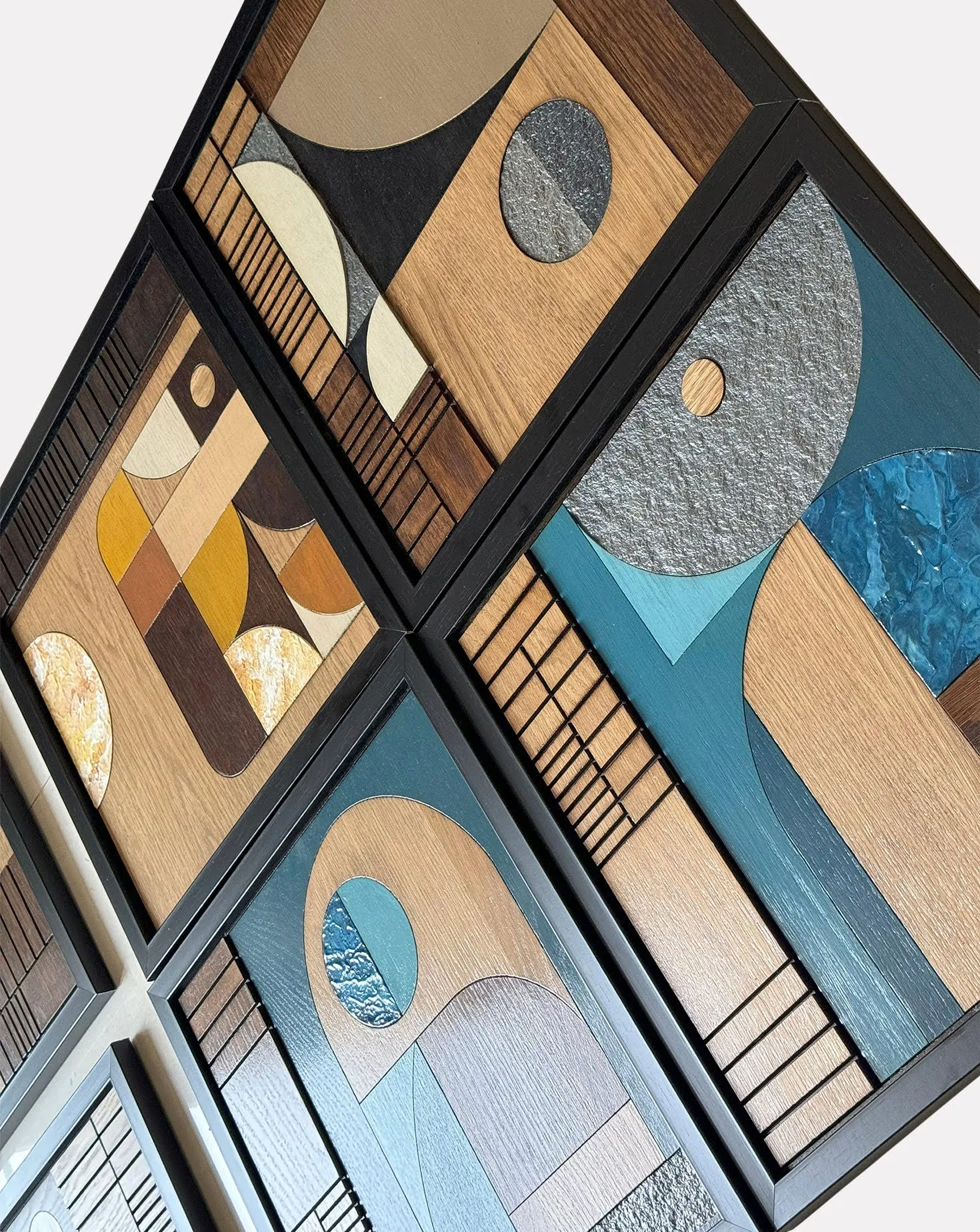 Set of 6 Huemetry Modular Wall Art