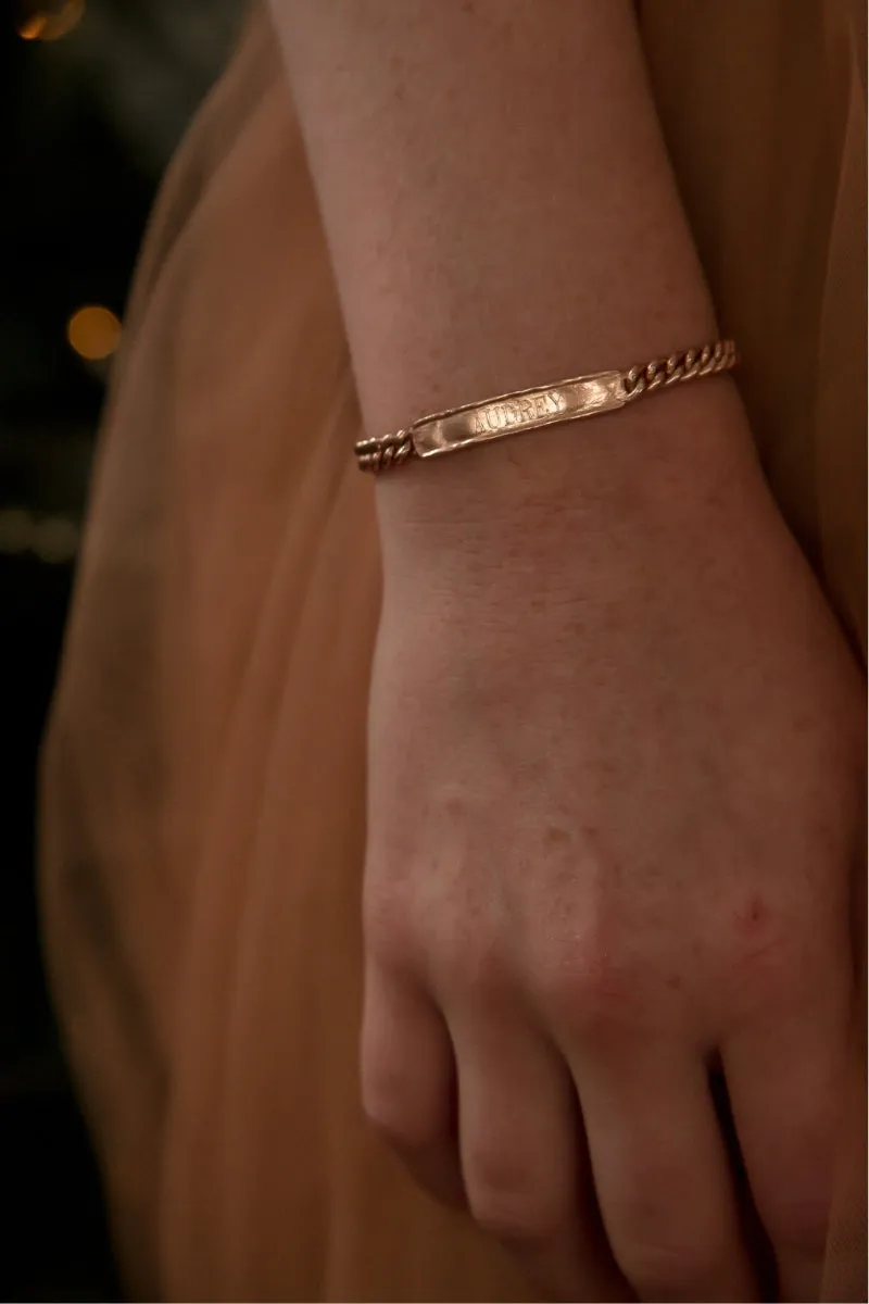 Signature Bracelet -  Rose Gold Vermeil