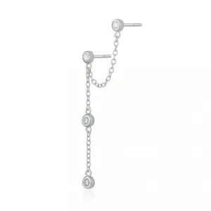 Sparkling Chandelier Stud - Single Earring - SPS-318