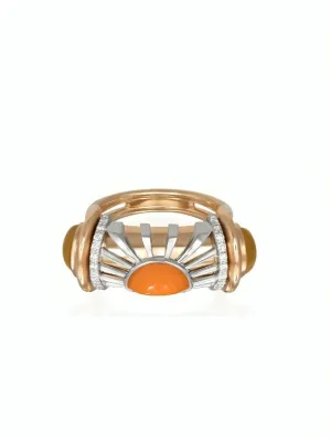 Sun Dawn Statement warrior ring