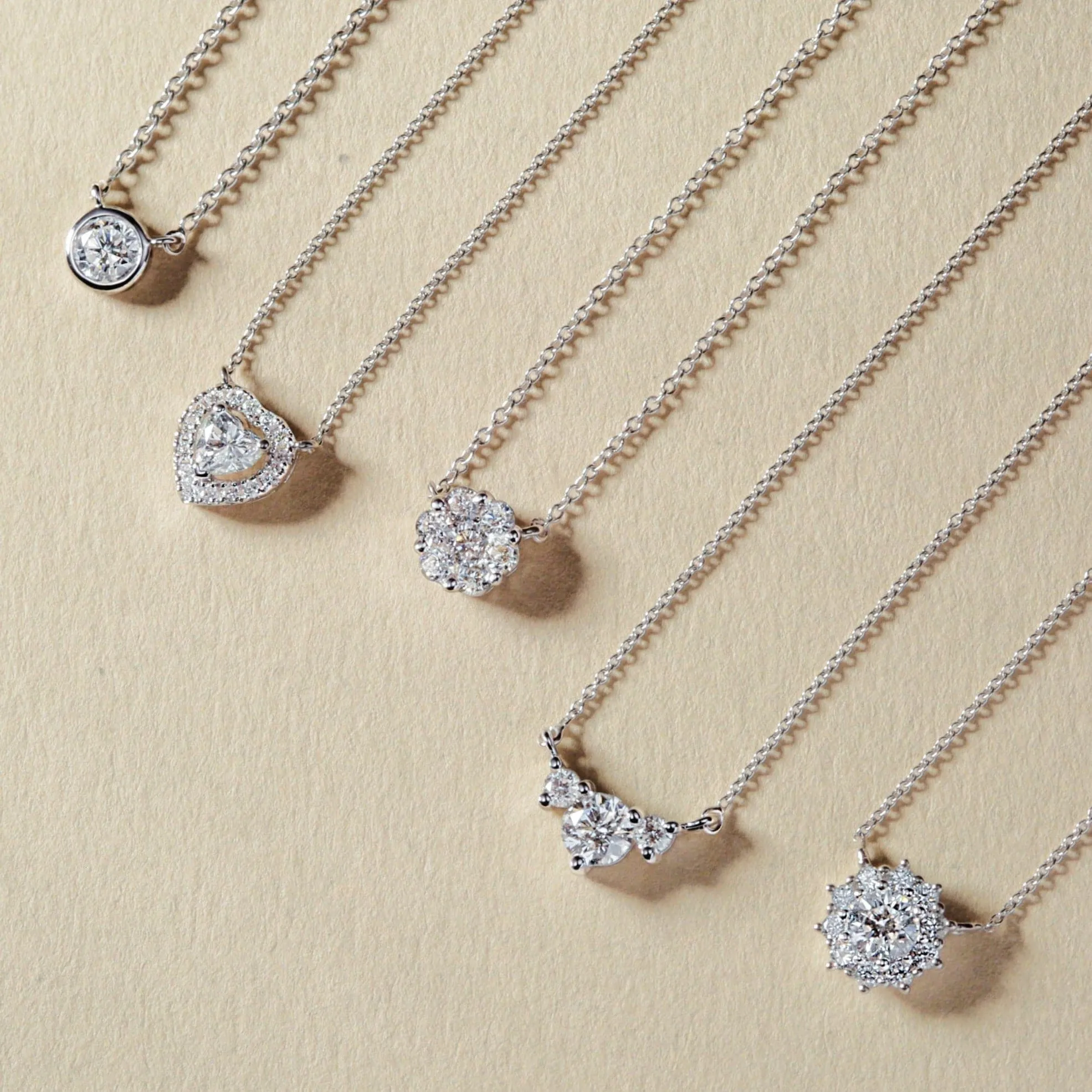 Tessa | 9ct White Gold 0.25ct tw Lab Grown Diamond Necklace