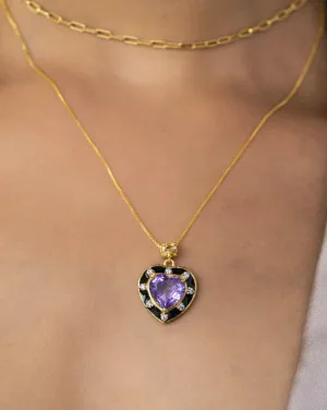Wispers Heart Pendant With Chain