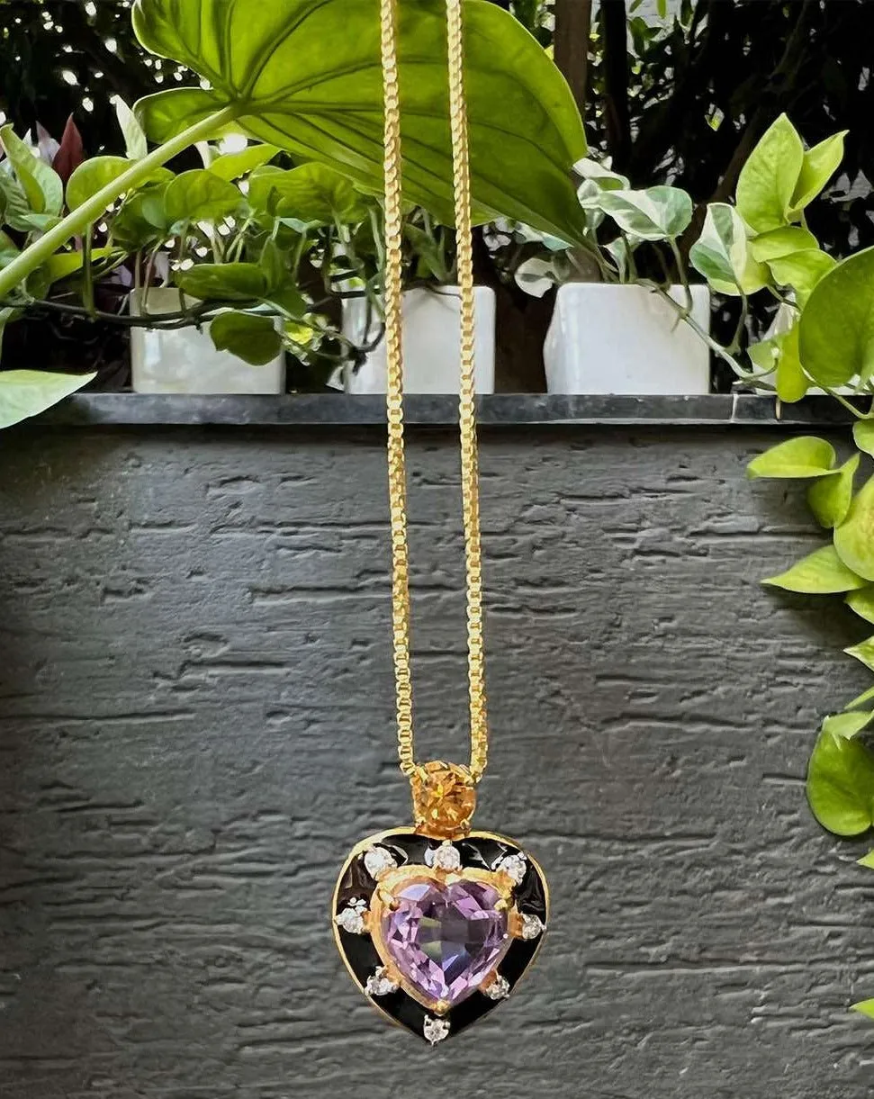 Wispers Heart Pendant With Chain