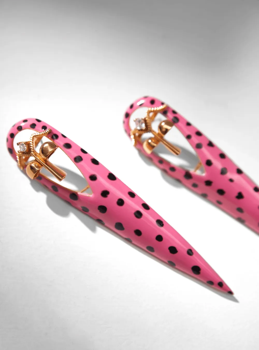 Yogita Bihani Wearing Gavi Spicule Pink Kaybug Earrings