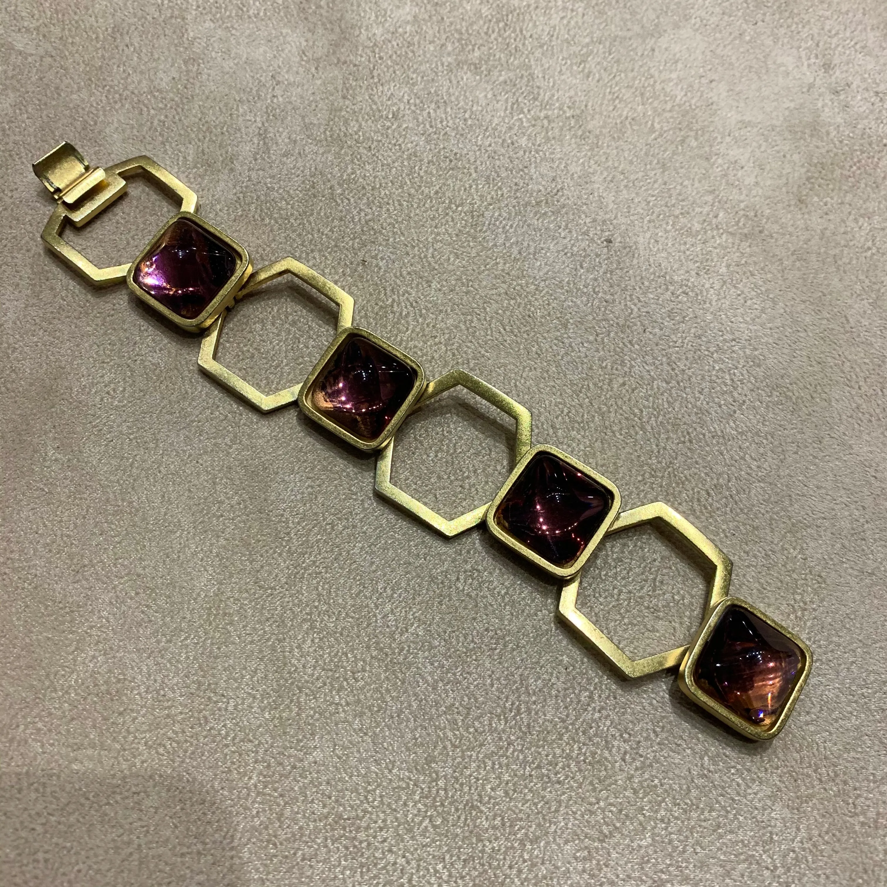 Yves Saint Laurent purple bracelet